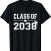 Class of 2038 Grow With Me First Day of School Graduation T-Shirt
