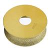 3 Inch Brazed Diamond Grinding Wheel Profile Hand Edging Wheel for 20mm Thick Tile Quartz Marble Granite
