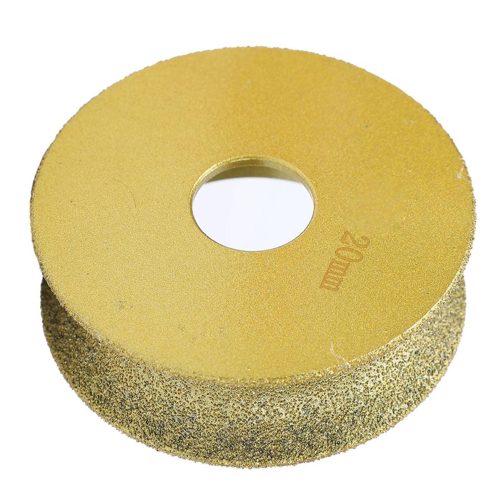3 Inch Brazed Diamond Grinding Wheel Profile Hand Edging Wheel for 20mm Thick Tile Quartz Marble Granite