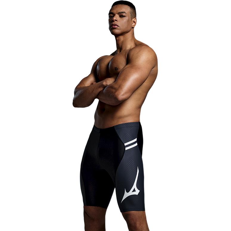 Mizuno Swimming Shorts Men s Thin Mid length Swim Shorts N2CBC141 L