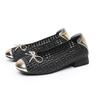 Fashion GKTINOO 2025 Summer New Genuine Leather Sandals For Women Hand-woven Hollow Low Heels Soft Sole Large Size Women's Shoes