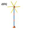 Summer Outdoor Fun Toy Windmill Sprinkler for Kids 360-degrees Spinning Water with 6 Blades And Splash Park 54 Nozzles Universal Hose Connection