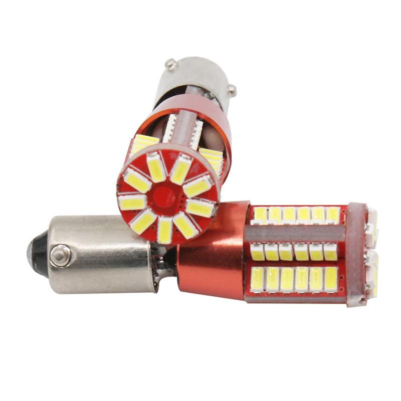 RXZ 1pc BA9S Bax9s Bay9s Canbus T11 T4W W6W H6W 3014 57SMD LED Error Free Led Wedge Door Read Light Lamp Bulb White 12v