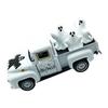 Vintage Halloween Alloy Truck Model with Ghostly Figurines Vehicle Collectible Ornament Farmhouses Home Office Decors