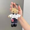 Long Leg Hello Kitty Plush Keychain Polka Dot Dress Bag Kitty Cat Doll Trendy Pendant Cute Bag Charm For Handbag Accessory Gifts