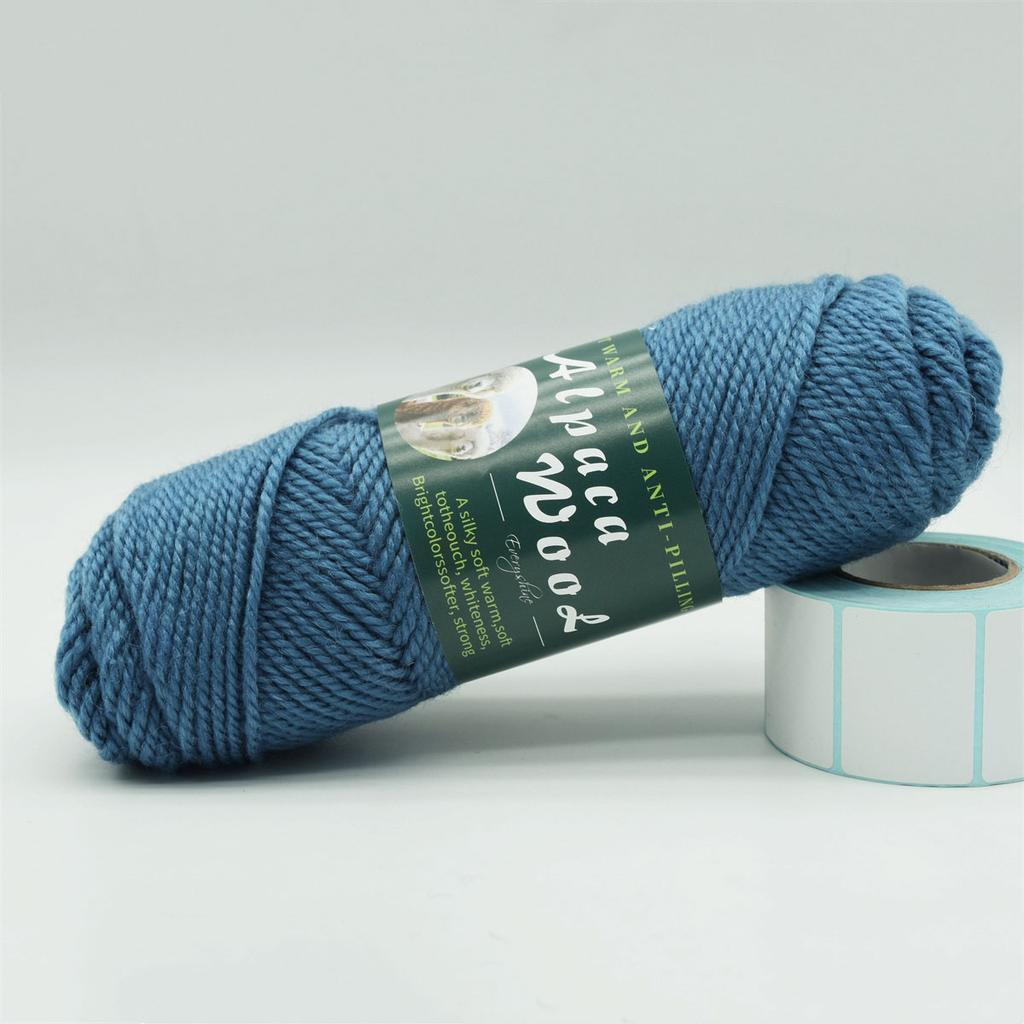 3 Knäuel Alpakawolle Garn 100g/Knäuel, 110m/Knäuel Mehrfarbig Weich & Warm Strick- Häkelgarn für Pullover, Schals, Mützen – 3,5-4,5mm Nadeln/Häkelnadeln
