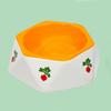 Cartoon Rabbit Feeder Ceramic Pet Food Feeding Basin Food Dispenser Rabbit Food Bowl  Kitten Puppy