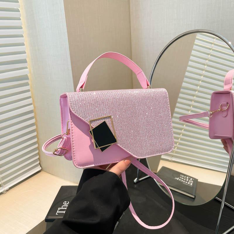 Fashion shoulder messenger bag, beautiful texture, textured bag 2025 new trendy women's bag, handbag, small square bag