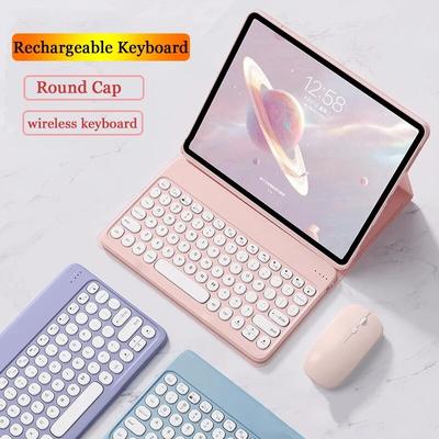 Keyboard Leather Case for Lenovo Tab M11 P12 12.7 Inch 2023 M10 Plus 3rd 10.6 Pro 11.2 2nd Plus 11.5 P11 Pro 11.5 Plus 11 Bluetooth Keyboard Case
