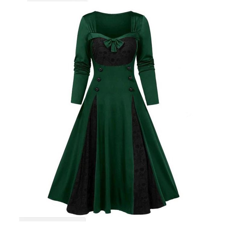Women Fashion Spring And Autumn Long Sleeve Sexy Solid Color Lace Dresses Party Evening Patchwork Dresses For Women