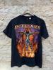 Maglietta In Flames, Maglietta Unisex Nera in Cotone In Flames S-5XL Maglietta Unisex