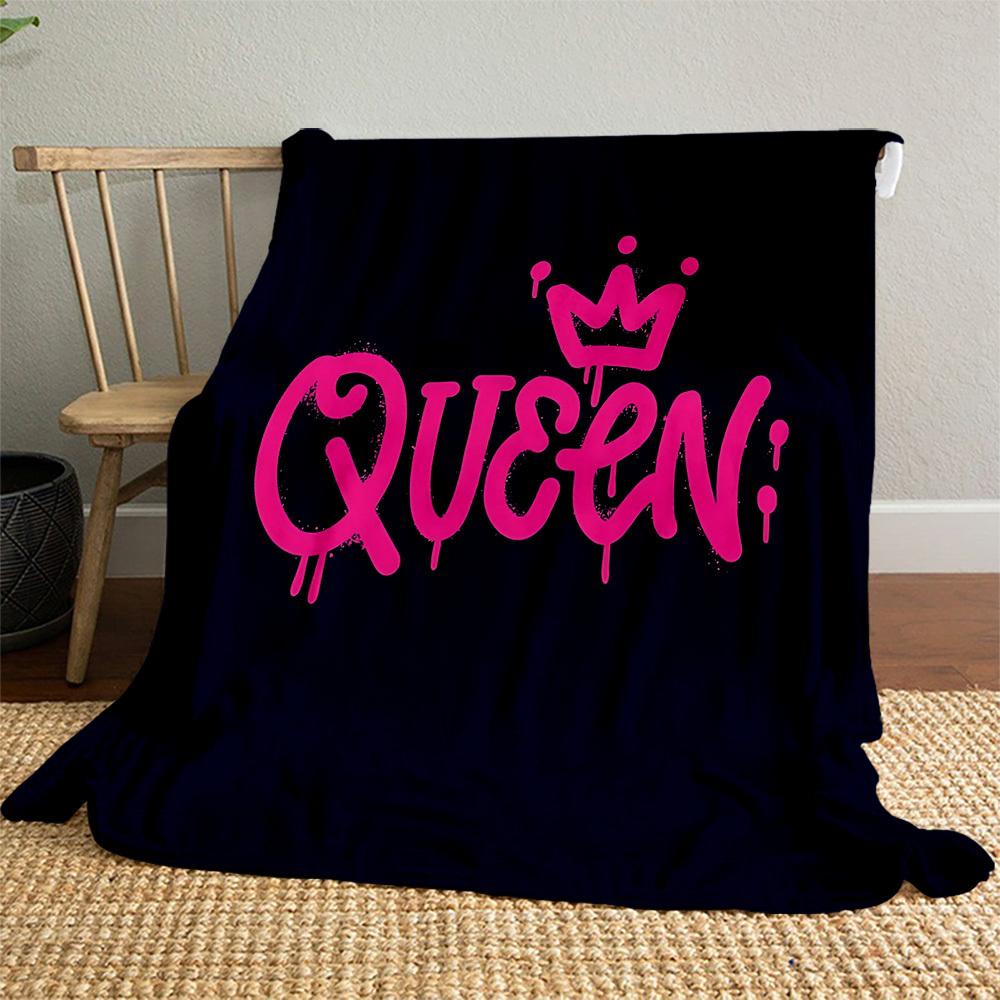 1pc Harley Quinn Outdoor Blanket - Throw Blanket, Soft , Flannel Blankets, Living Room, Travel, Camping c1209069