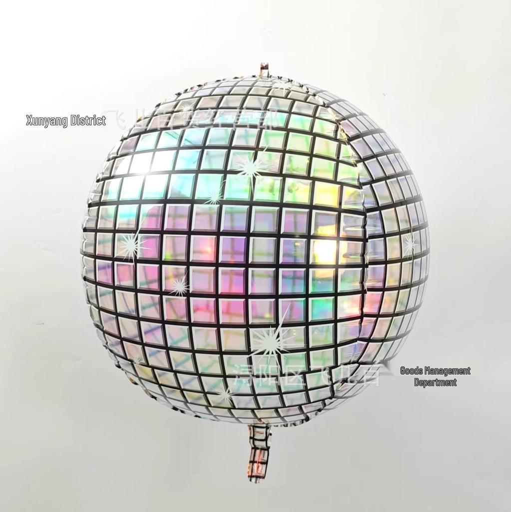 4D Laser Color Disco Balloon for Birthday Party & Nightclub