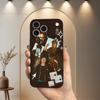 Singer V-Viktor T-TSOI For iPhone 13,16,11,14,17,12,15,Plus,Pro Max,XS,X,XR,SE,Mini,8,7,Phone Case Soft Silicone Black