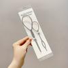 2pcs/set Solid Color Twist Hair Clip Quick Bun Maker and Multifunctional Styling Tool Hair Accessories for All Hair Types