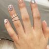 BRILLPIECE Twin trace nail ring