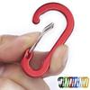 1/6/12pcs Aluminum Carabiner Clip Keychain Carabiners Lock Buckle Snap Outdoor Multi Tool Backpack Camping Hiking Fishing Hook