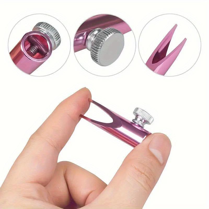 1 Stück Brauenstift-Anspitzer Zylindrischer Metall-U-förmiger Brauenstift-Anspitzer Mit Zweiseitigem Kartenschlitz