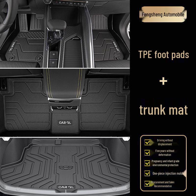 Geely Kunlun Edition Driver's TPE Floor Mats, 2021-2025 Xingrui, Odorless & Eco-Friendly