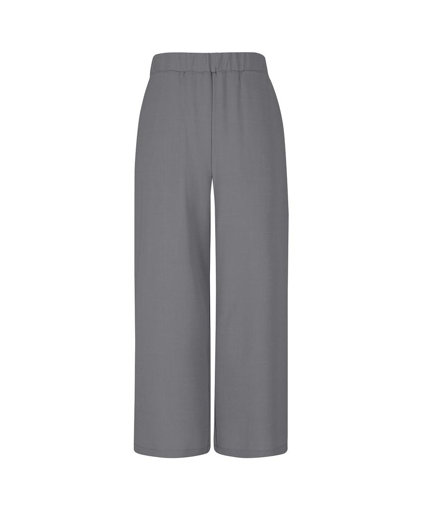 SOUP Poly Spandex Wide Elastic Waist Pants (Oa5Lpt3)