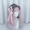 Japanese Style  Lolita Hair Bow Handmade Christa Ribbon Lace Headband Kawaii Hair Accessories Ready to Ship