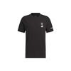 Wuji Series Brand Logo Casual Printed Round Neck Sports Short Sleeve T-Shirt Men T-Shirt Black IU1265