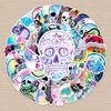 50 Holographic Skull Stickers for Luggage, Scooters, Tablets, and More