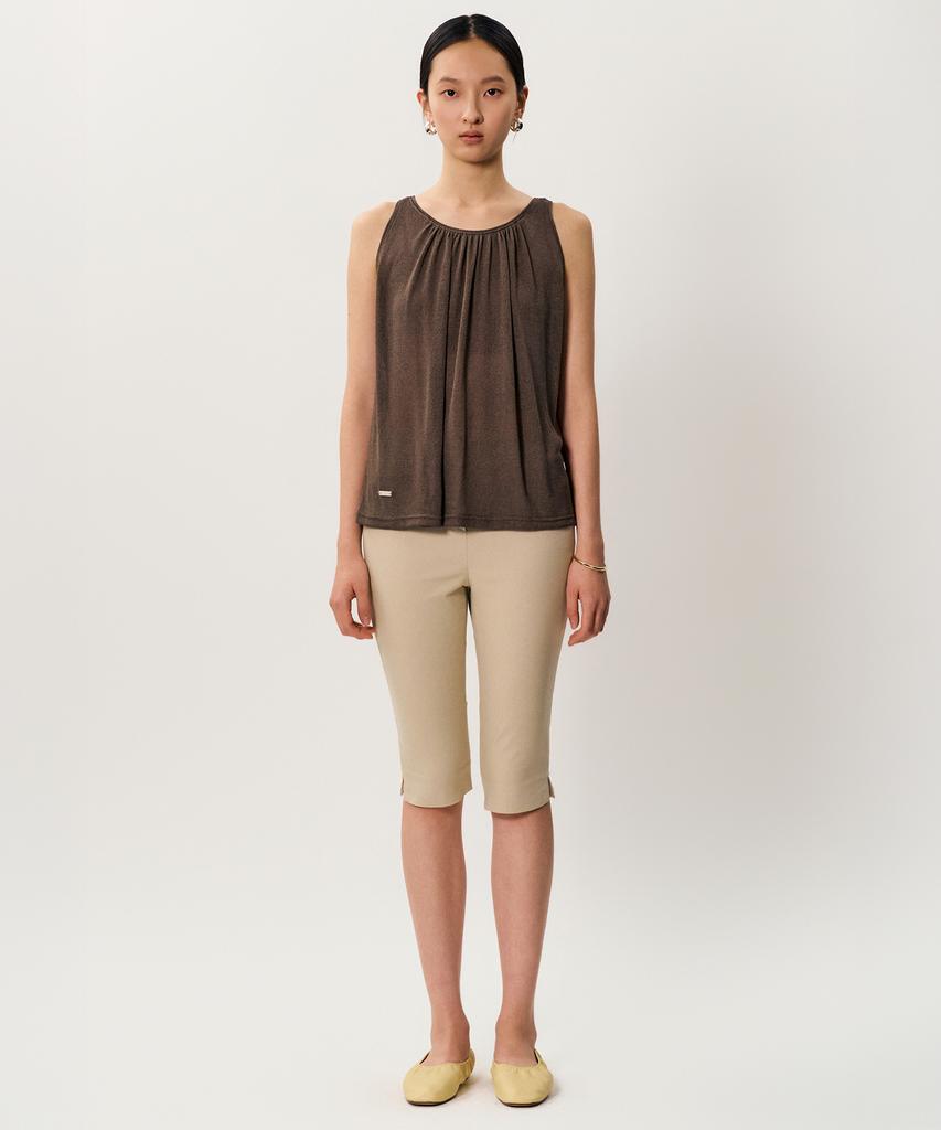 Meibeoyu Ravi Capri Pnats _ Beige
