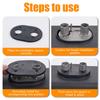 1/2/4/8PCS Black Heater Gasket Base, Suitable For Eberspacher Airtronic D2 D4 Webasto Air Top 2000 Diesel Parking Heater