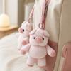Running Design Plush Keychain Wiggly Design Stuffed Keychain Fun Plush Keyring  For Adults