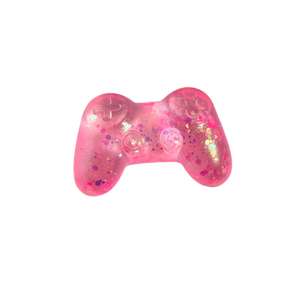 Stress Relief Toy Game Controller Squishy Toy Crystal Soil Squeeze Fidget Toy For Friend Christmas Gift