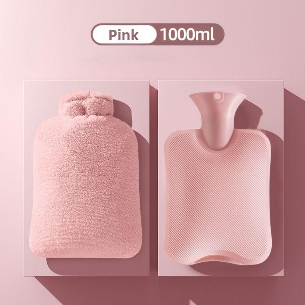 2000ml Hot Water Bottles Removable Hand Warmers Portable Warm Water Bag  Gifts