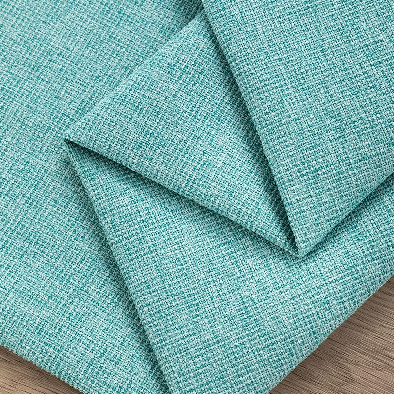 All-Polyester Solid Color Linen-Like Sofa Fabric with Soft Bag Process - Composite Flocking Fine Linen Canvas