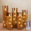 LED Flameless Candles with Remote Control Flickering Waterproof Electric Candle LED Tealights for Halloween Christmas Home Decor