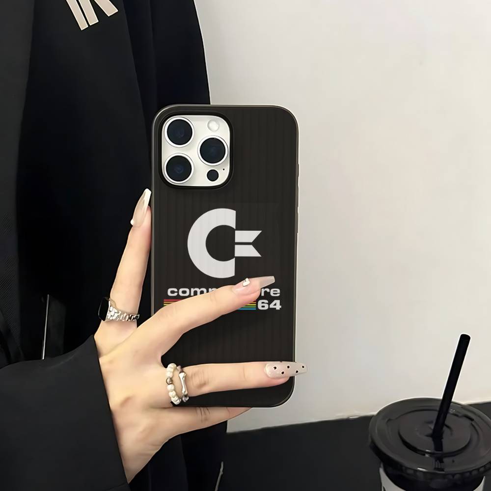 Retro Commodore 64 Phone Case For IPhone 11 12 13 14 15 16 17 Pro Max PLUS Pro Wave Corrugated Silicone Case iPhone 14 plus
