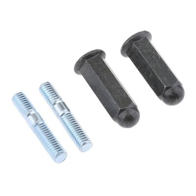 Pit Bike Auspuff Stehbolzen Muttern M6 Schrauben Set für 110 125 140 160 200cc Pitbike Hochwertiges Metall