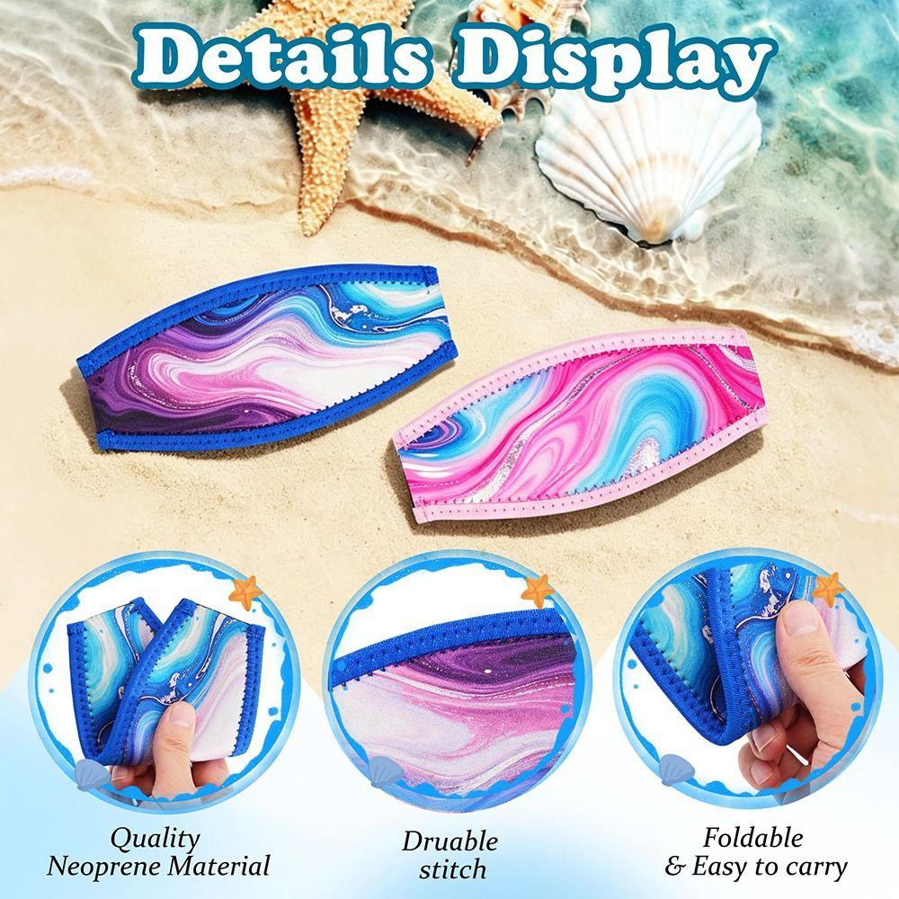 Anti-Slip Diving Mask Strap Neoprene Snorkel Mask Strap Cover Hair Protector Wrap  Water Sports