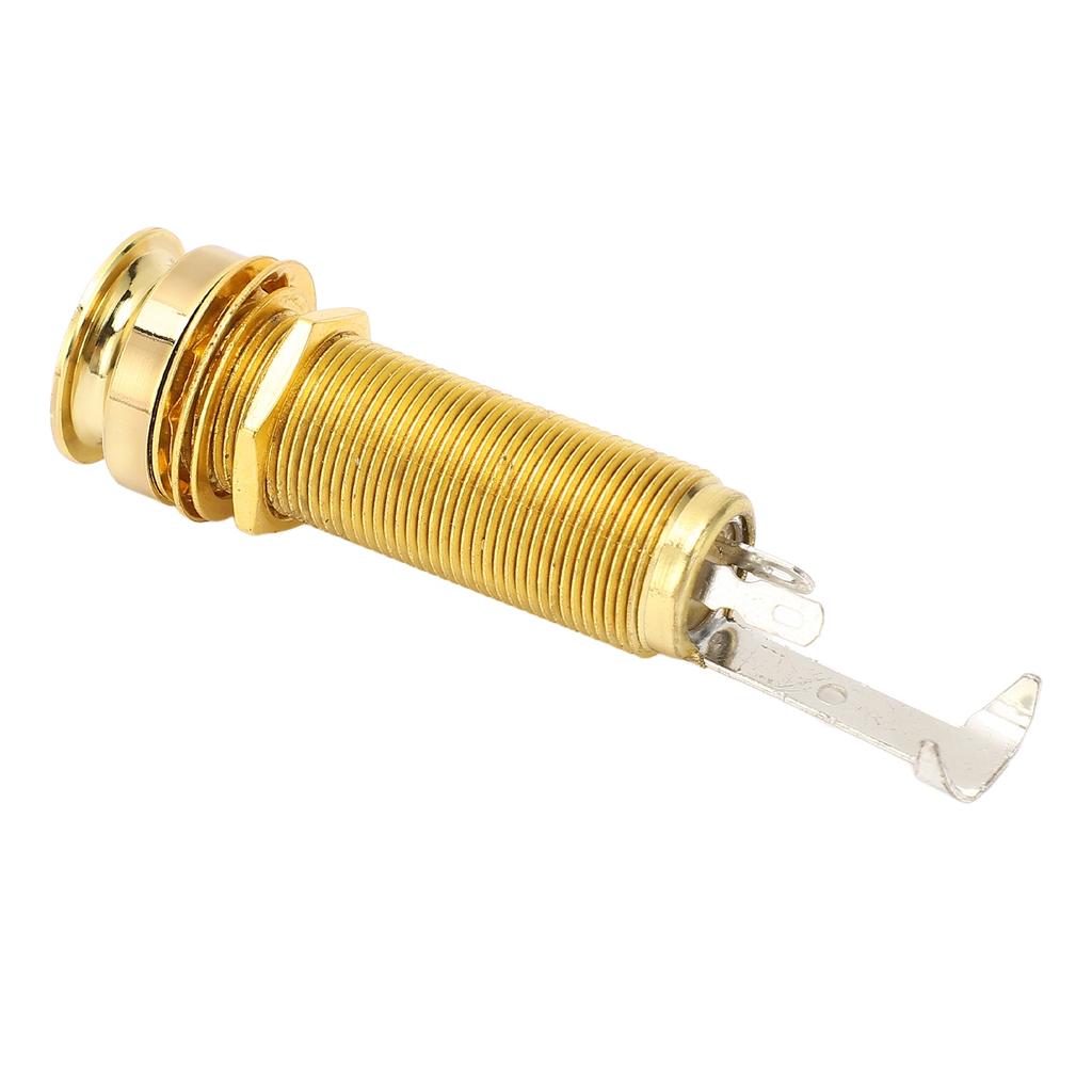 Guitar Bass Barrel   1Celsius4 Inch Reduce Noise Metal Cylinder Output   Socket for Electric Guitars Basses
