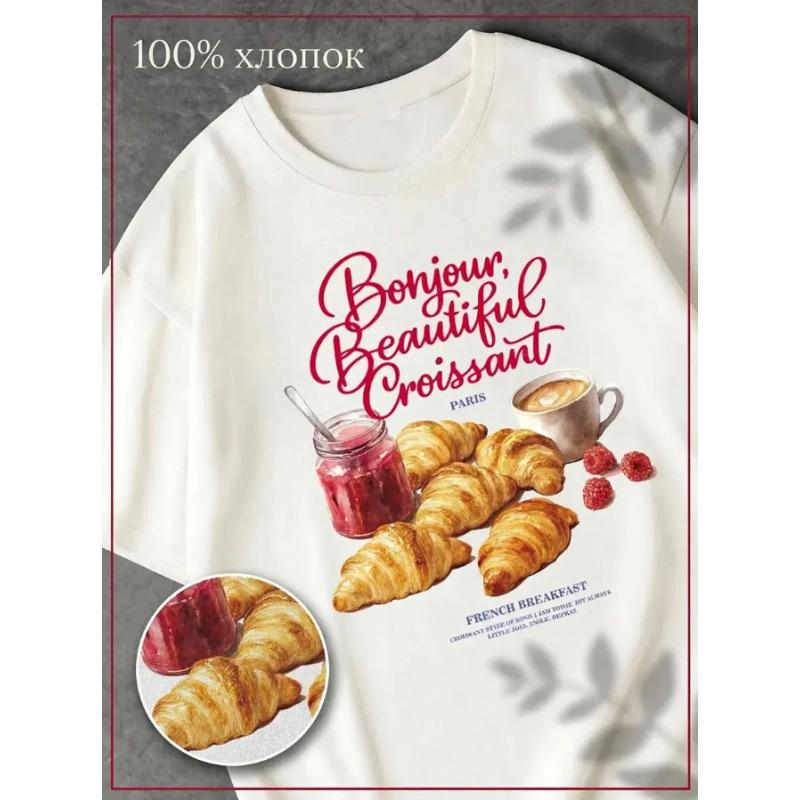 100% cotton American short-sleeved T-shirt men s and women s loose top ozon S