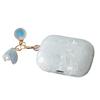 Shell‑Texture TPU Earbud Protective Case With Pearl‑Style Metal Hanging Buckle Anti‑Scratch Anti‑Dust Cover For AirPods 4 / Pro 2 / Pro