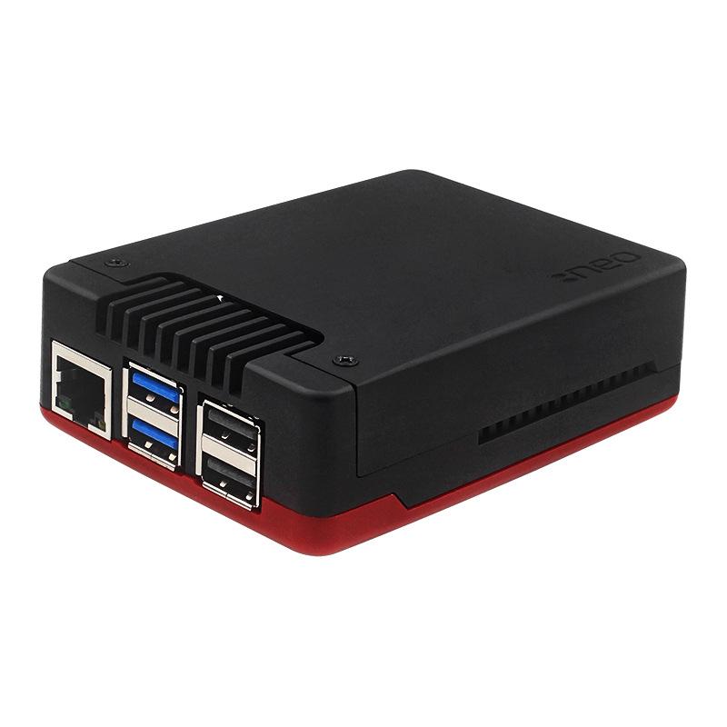 Raspberry Pi 5 Aluminum Alloy Case with Active Cooling Fan and PWM Speed Control