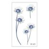 Waterproof Long-lasting Cute Peacock Feather Temporary Tattoo Stickers for Women