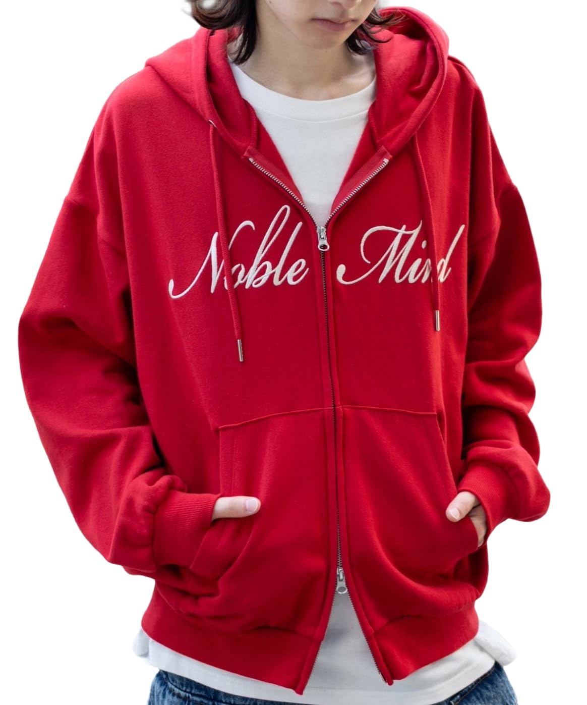 

WEGO Graphic Logo Double Zip Size Red Men s Hoodie, Sweatshirt, Fall/Winter Outerwear, School/Streetwear, Gift, M,