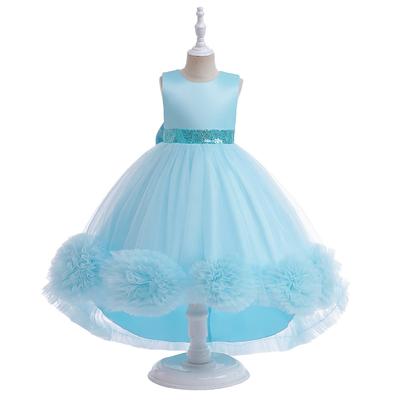 Baby Kids Dresses For Girls Bow Birthday Wedding Party Dress Infant Wedding Ball Gown Christening Dress Teen Girls Dress