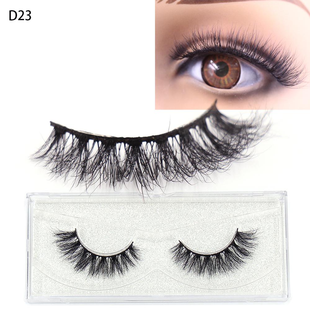 

LEHUAMAO 3D Mink Eyelash Fluffy Cross Thick Natural Fake Eyelashes Lashes Dramatic Makeup Eye Lashes Handmade False Eyelash 1PCS With Soft Box