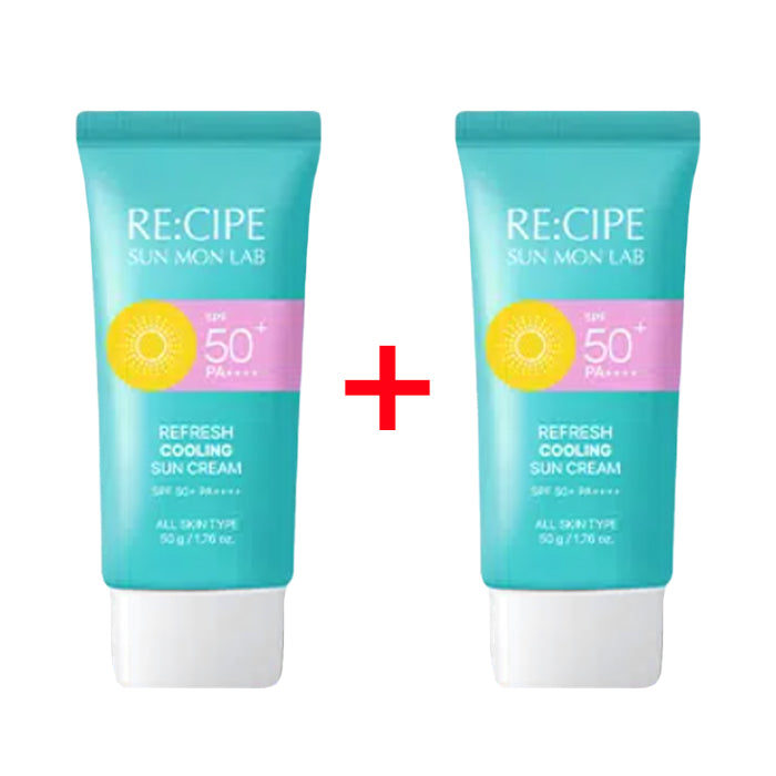 RE:CIPE SUN MON LAB Refresh Cooling Sun Cream 50g x 2ea (SPF50+ PA++++)