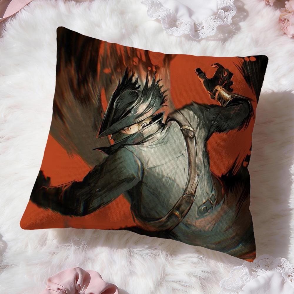 Classic B-BloodborneS Cushion Cover Premium Comfort Reversible Pillow Cove -Two In One Design for Any Room & Car Interior