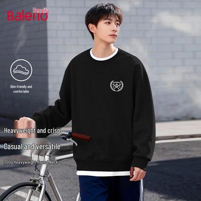 Baleno Men's Heavyweight Knit Round Neck Sweatshirt