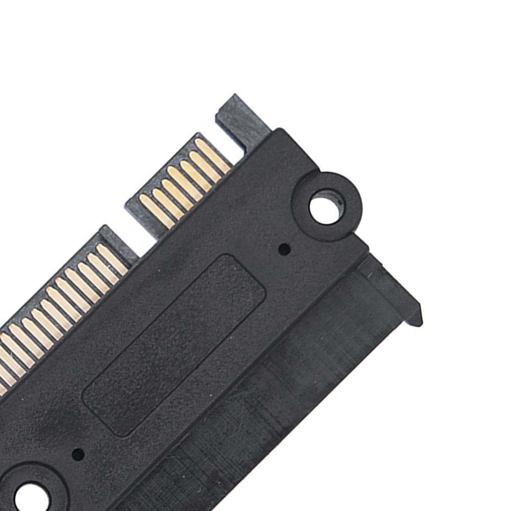 30-1pc SATA Male To Female Power Data Converter 22Pin 7+15 Male To Female Converter Head Power Data Adapter SATA To SATA Adapter