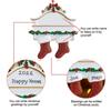 Noel Süsleri Kişiselleştirilmiş Diy Reçine Kolye Noel Çorap Süsler Aile Noel Ağacı Reçine Asılı